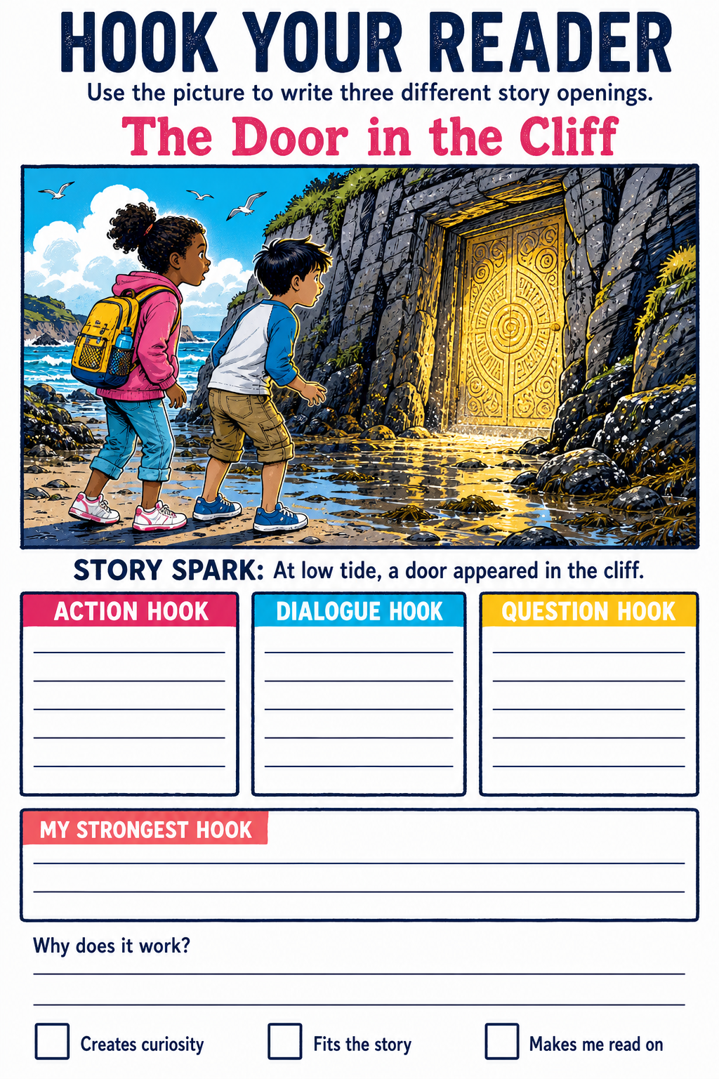 Preview of Narrative Writing Hooks Picture Prompts